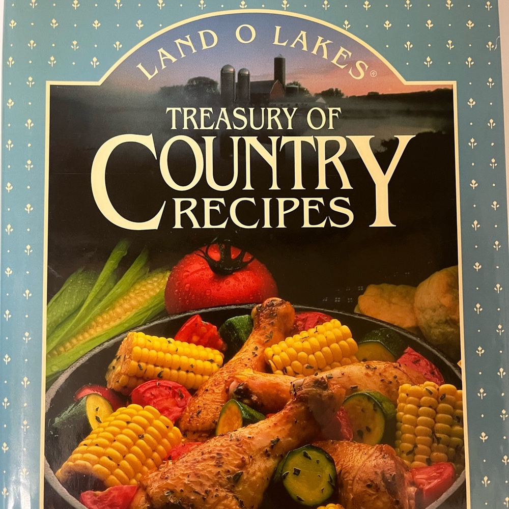 Blue and Red Country Kitchen Cookbook Collection